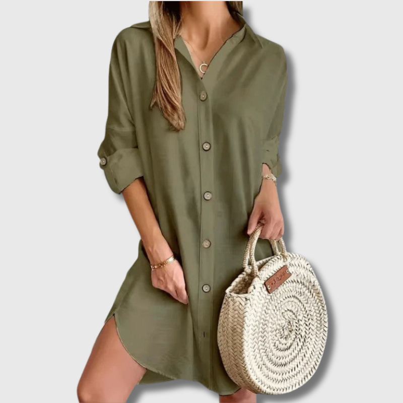 Elegant Shirt Dress 3